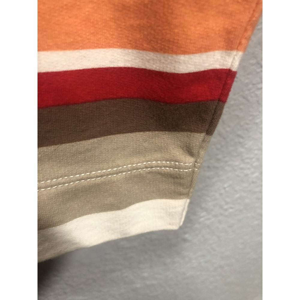 Tommy Bahama Women's Multi Striped Full Zip Sweatshirt Jacket w/Pockets - Size L - Picture 5 of 8